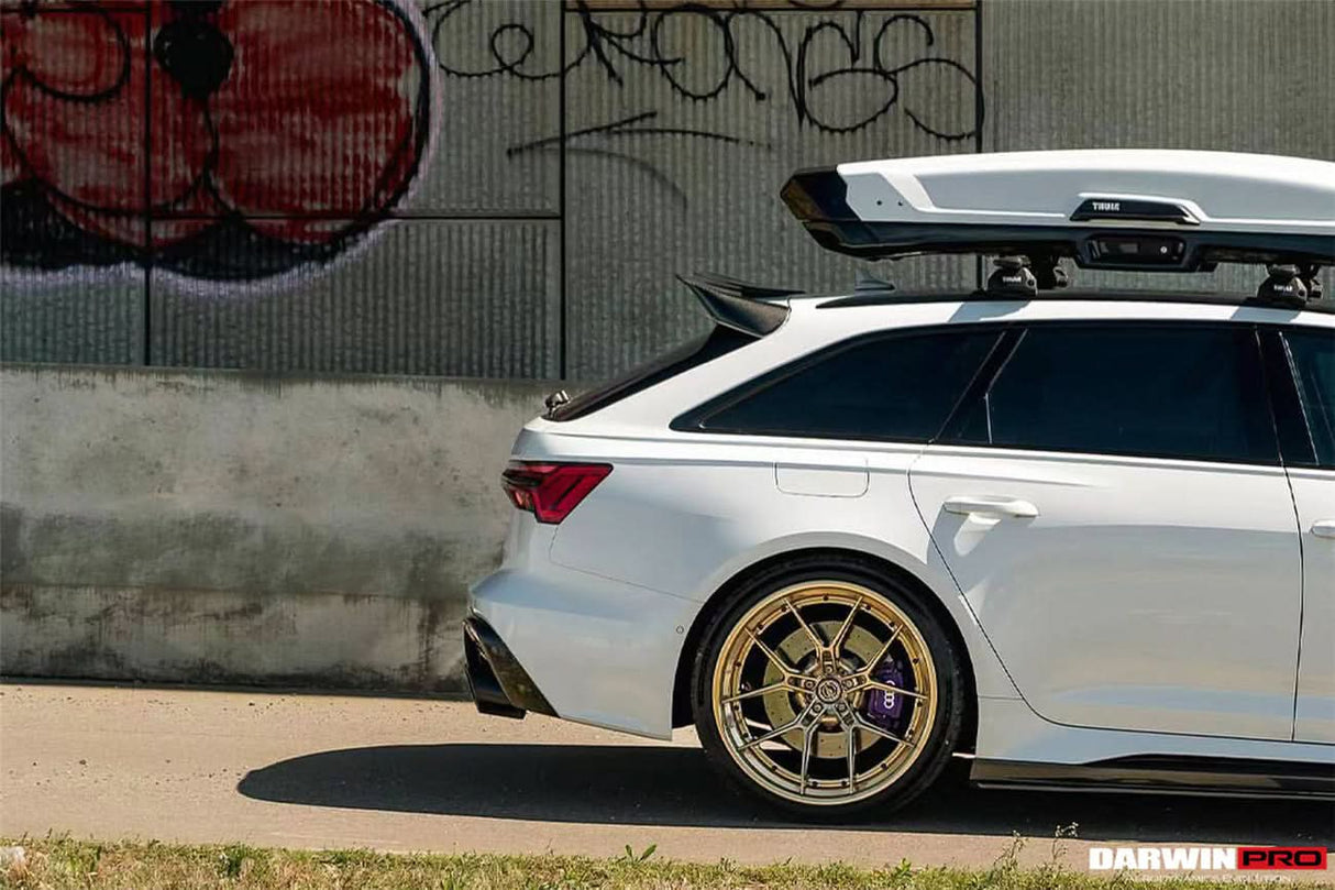 DarwinPRO 2019-UP Audi RS6 Avant C8 & RS7 Quattro BKSS Style Side Skirts