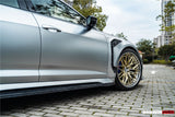 DarwinPRO 2019-UP Audi RS6 Avant C8 & RS7 Quattro IMP Performance Side Skirts Under Board