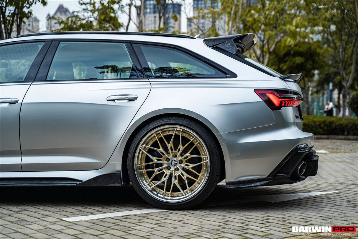 DarwinPRO 2019-UP Audi RS6 Avant C8 & RS7 Quattro IMP Performance Side Skirts Under Board