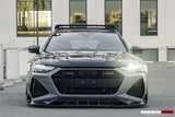 2019-UP Audi RS6 Avant C8 | RS7 Quattro Carbon Fiber Front Lip - DarwinPRO (iMP Design)