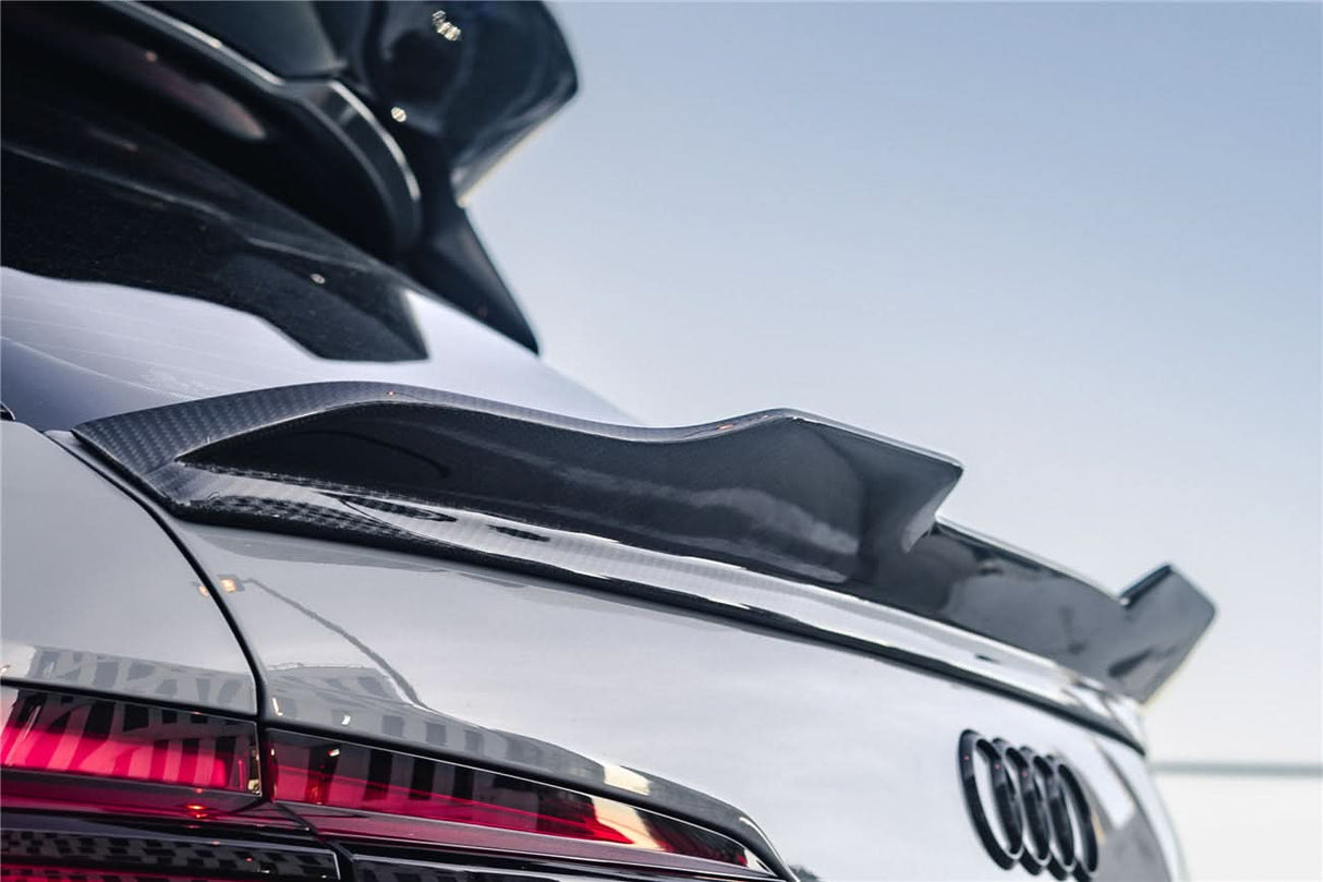 DarwinPRO 2019-UP Audi RS6 Avant C8 IMP Performance Carbon Fiber Middle Spoiler