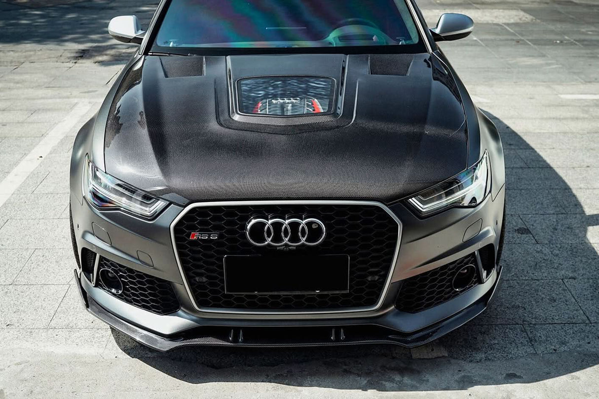2013-2018 Audi A6 S6 RS6 Carbon Fiber Hood DarwinPRO (BKSS)