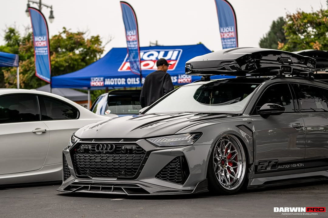 2019-UP Audi RS6 Avant C8 | RS7 Quattro Carbon Fiber Front Lip - DarwinPRO (iMP Design)