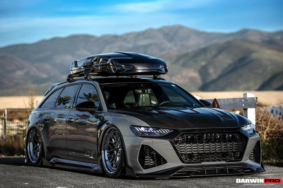 2019-UP Audi RS6 Avant C8 | RS7 Quattro Carbon Fiber Front Lip - DarwinPRO (iMP Design)