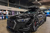 2019-UP Audi RS6 Avant C8 | RS7 Quattro Carbon Fiber Front Canards - DarwinPRO (iMP)