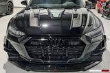 2019-UP Audi RS6 Avant C8 | RS7 Quattro Carbon Fiber Front Canards - DarwinPRO (iMP)