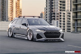 2019-UP Audi RS6 Avant C8 | RS7 Quattro Carbon Fiber Front Lip - DarwinPRO (iMP Design)