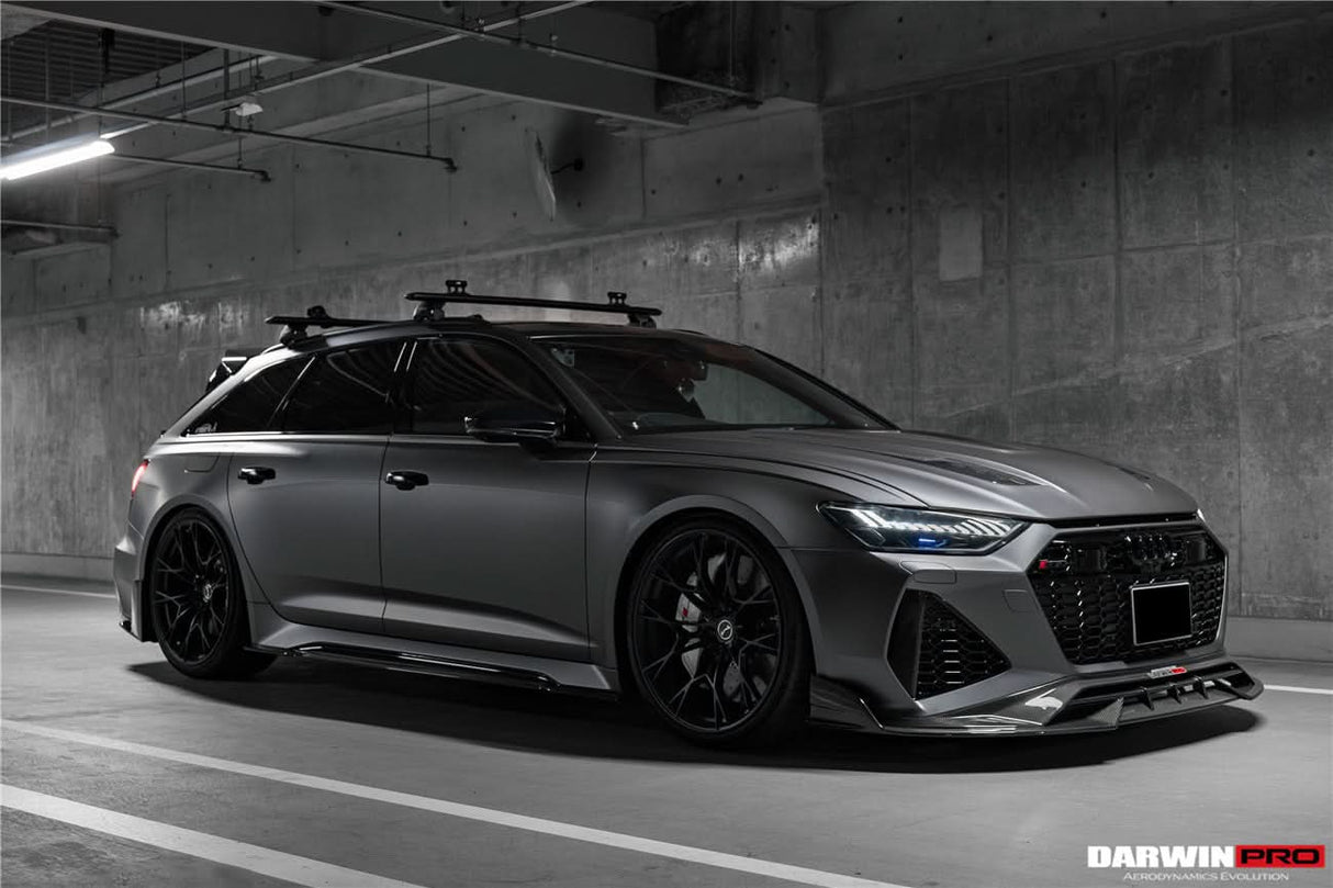 2019-UP Audi RS6 Avant C8 | RS7 Quattro Carbon Fiber Front Lip - DarwinPRO (iMP Design)