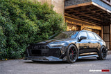 2019-UP Audi RS6 Avant C8 | RS7 Quattro Carbon Fiber Front Lip - DarwinPRO (iMP Design)