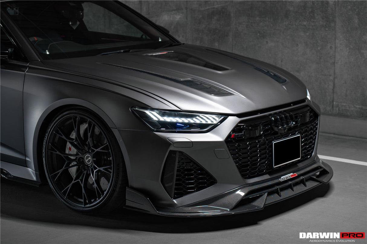 DarwinPRO 2019-UP Audi RS6 Avant C8 IMP Performance Partial Carbon Fiber Hood
