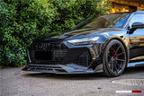 2019-UP Audi RS6 Avant C8 | RS7 Quattro Carbon Fiber Front Lip - DarwinPRO (iMP Design)