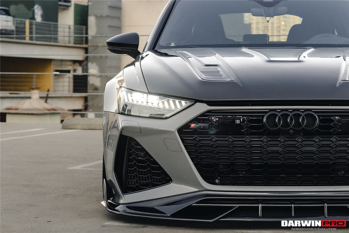 DarwinPRO 2019-UP Audi RS6 Avant C8 IMP Performance Partial Carbon Fiber Hood