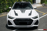 DarwinPRO 2019-UP Audi RS6 Avant C8 IMP Performance Partial Carbon Fiber Hood