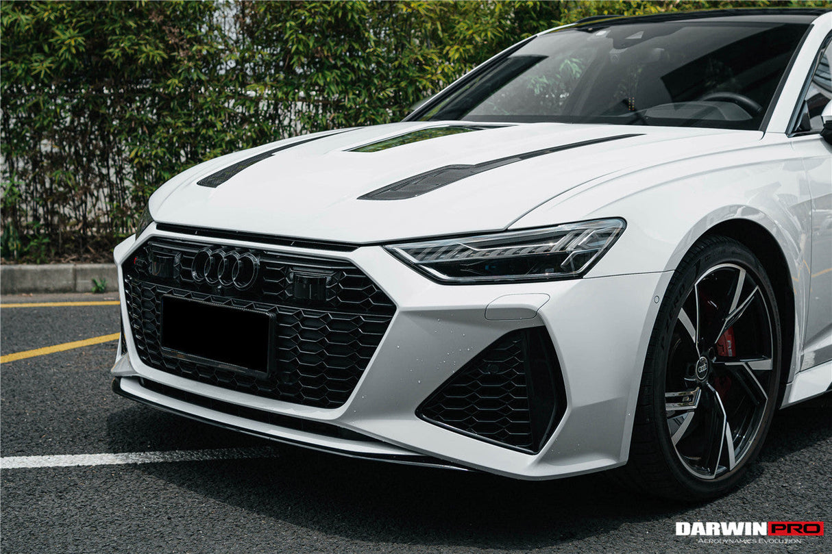 DarwinPRO 2019-UP Audi RS6 Avant C8 IMP Performance Partial Carbon Fiber Hood