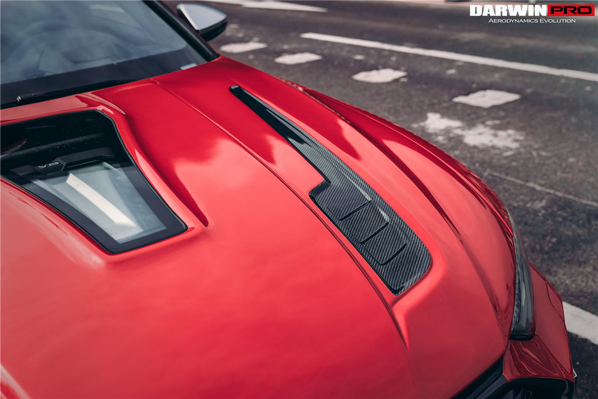 DarwinPRO 2019-UP Audi RS6 Avant C8 IMP Performance Partial Carbon Fiber Hood