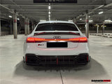 DarwinPRO 2019-UP Audi RS6 Avant C8 RS7 C8 Quattro IMP Design Rear Diffuser