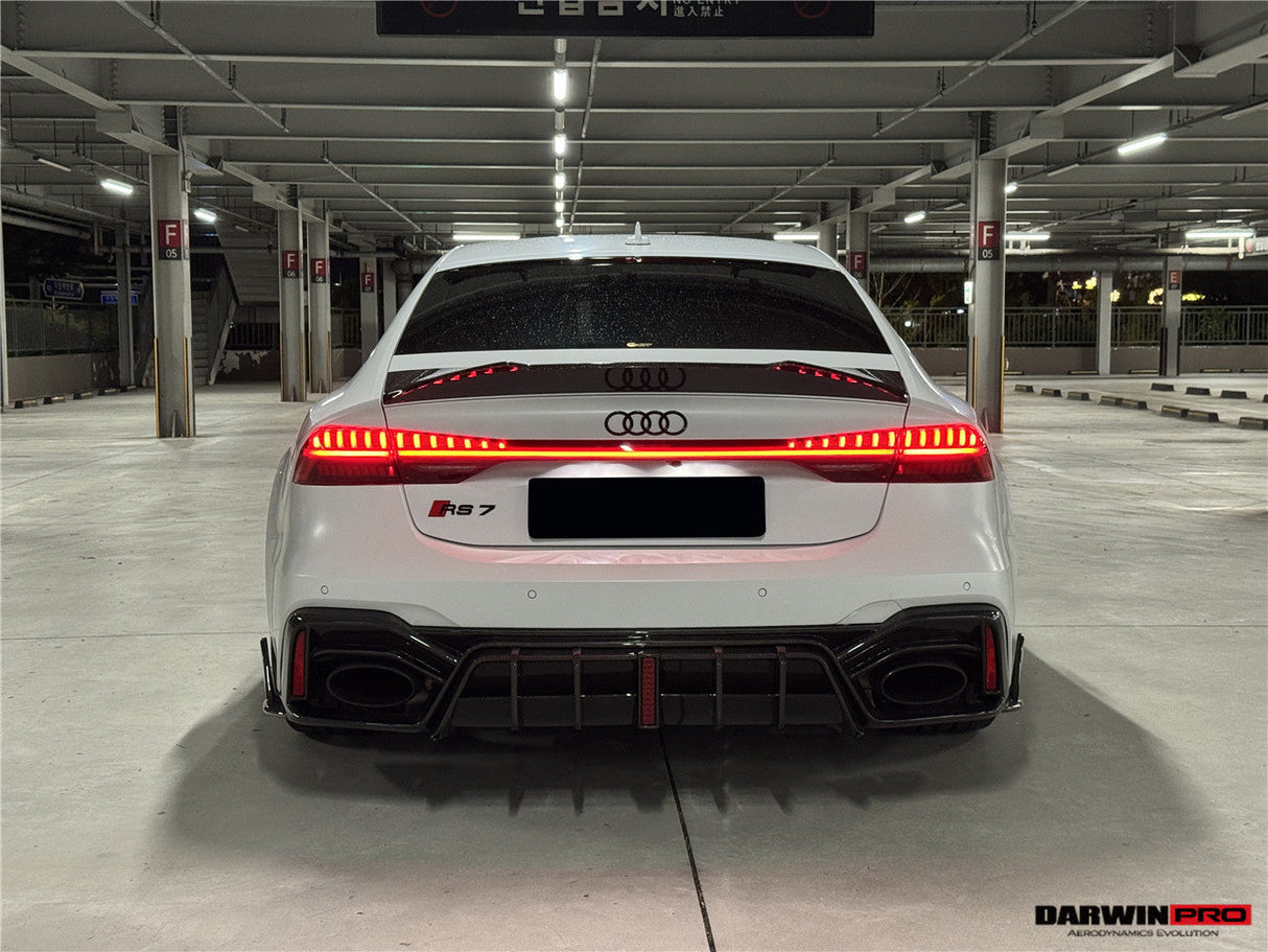 DarwinPRO 2019-UP Audi RS6 Avant C8 RS7 C8 Quattro IMP Design Rear Diffuser