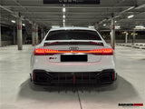 DarwinPRO 2019-UP Audi RS6 Avant C8 RS7 C8 Quattro IMP Design Rear Diffuser