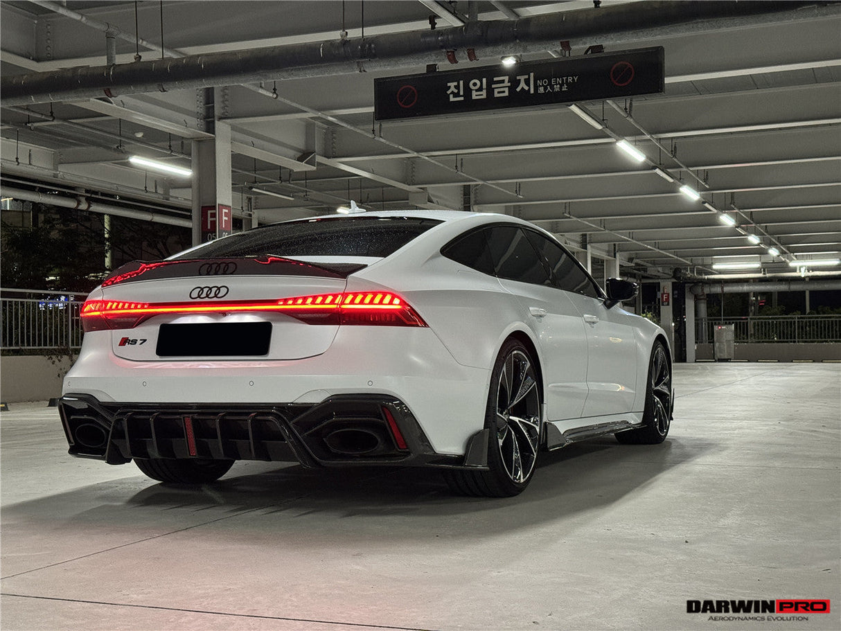 DarwinPRO 2019-UP Audi RS6 Avant C8 RS7 C8 Quattro IMP Design Rear Diffuser