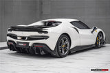 DarwinPRO 2022-2026 Ferrari 296 GTB & GTS Type F171 iMP Style Carbon Fiber Rear Diffuser With Undertray