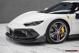 DarwinPRO 2022-2026 Ferrari 296 GTB & GTS Type F171 iMP Style Carbon Fiber Front Bumper Lip Splitter