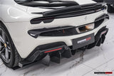 DarwinPRO 2022-2026 Ferrari 296 GTB & GTS Type F171 iMP Style Carbon Fiber Rear Diffuser With Undertray