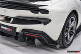 DarwinPRO 2022-2026 Ferrari 296 GTB & GTS Type F171 iMP Style Carbon Fiber Rear Bumper Trim