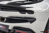 DarwinPRO 2022-2026 Ferrari 296 GTB & GTS Type F171 iMP Style Carbon Fiber Rear Bumper Trim