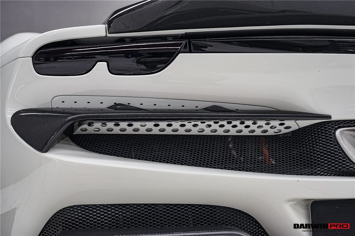 DarwinPRO 2022-2026 Ferrari 296 GTB & GTS Type F171 iMP Style Carbon Fiber Rear Bumper Trim