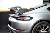 2012-2025 Porsche 718 981 Cayman Boxster GT4RS Style Autoclave Carbon Fiber Spoiler Wing