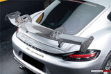 2012-2025 Porsche 718 981 Cayman Boxster GT4RS Style Autoclave Carbon Fiber Spoiler Wing