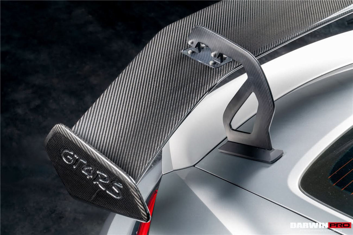 2012-2025 Porsche 718 981 Cayman Boxster GT4RS Style Autoclave Carbon Fiber Spoiler Wing