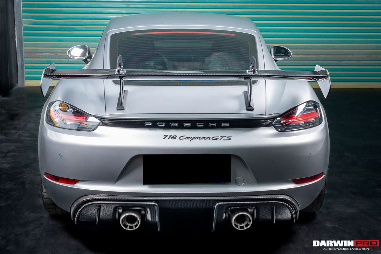 2012-2025 Porsche 718 981 Cayman Boxster GT4RS Style Autoclave Carbon Fiber Spoiler Wing