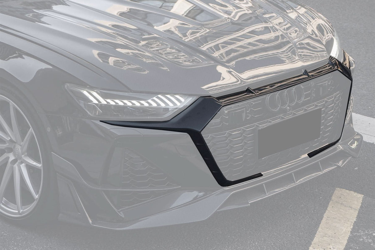DarwinPRO 2019-UP Audi RS6 C8 Avant & RS7 C8 Quattro IMP Performance Front Bumper Grille Cover