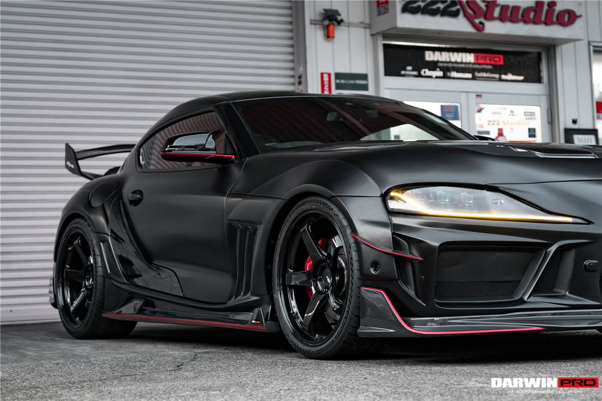 2019-UP Toyota GR Supra (J29 & DB) A90 A91 BKSSII Style Partial Carbon Fiber Front Bumper