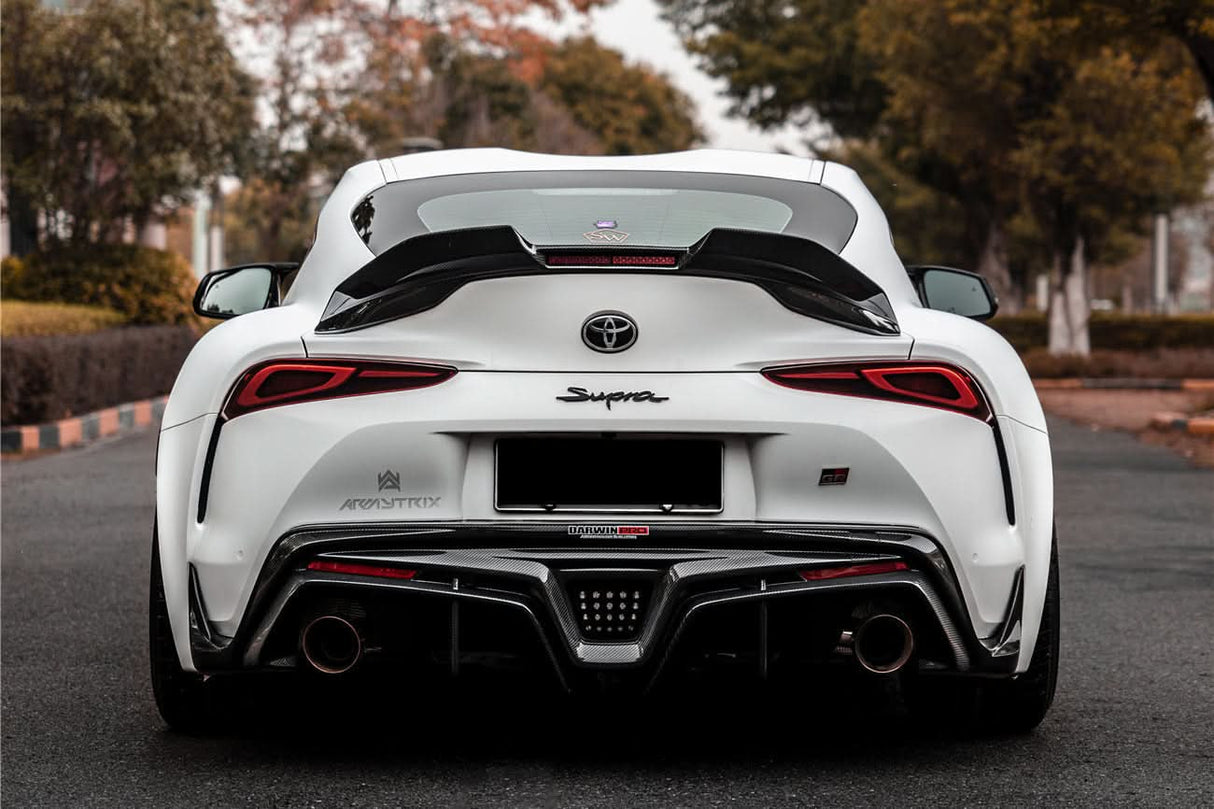 2019-UP Toyota GR Supra (J29 & DB) A90 A91 BKSS Style Carbon Fiber Rear Diffuser Lip