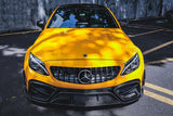 2015-2021 Mercedes Benz W205 C63 C63S AMG Coupe IMP Performance Partial Carbon Fiber Front Bumper With Canards