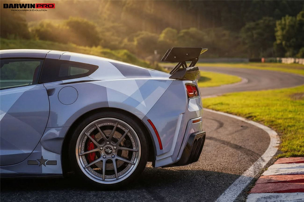 2013-2019 Corvette C7 Z51 Grandsport Z06  BKSS Style Rear Diffuser