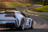 2013-2019 Corvette C7 Z51 Grandsport Z06  BKSS Style Rear Diffuser