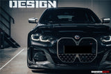 2021-2026 BMW i4 G26 Gran Coupe Autoclave Carbon Fiber Front Lip Splitter DarwinPRO (AM Style)