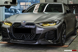 2021-2026 BMW i4 G26 Gran Coupe Autoclave Carbon Fiber Front Lip Splitter DarwinPRO (AM Style)