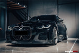 2021-2026 BMW i4 G26 Gran Coupe Autoclave Carbon Fiber Front Lip Splitter DarwinPRO (AM Style)