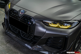 2021-2026 BMW i4 G26 Gran Coupe Autoclave Carbon Fiber Front Lip Splitter DarwinPRO (AM Style)