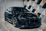 2021-2026 BMW i4 G26 Gran Coupe Autoclave Carbon Fiber Front Lip Splitter DarwinPRO (AM Style)