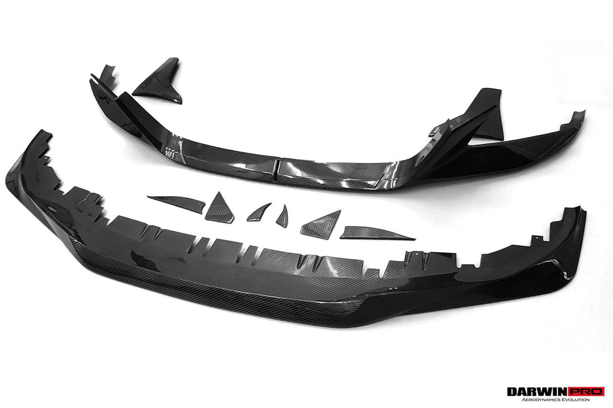 2021-2026 BMW i4 G26 Gran Coupe Autoclave Carbon Fiber Front Lip Splitter DarwinPRO (AM Style)