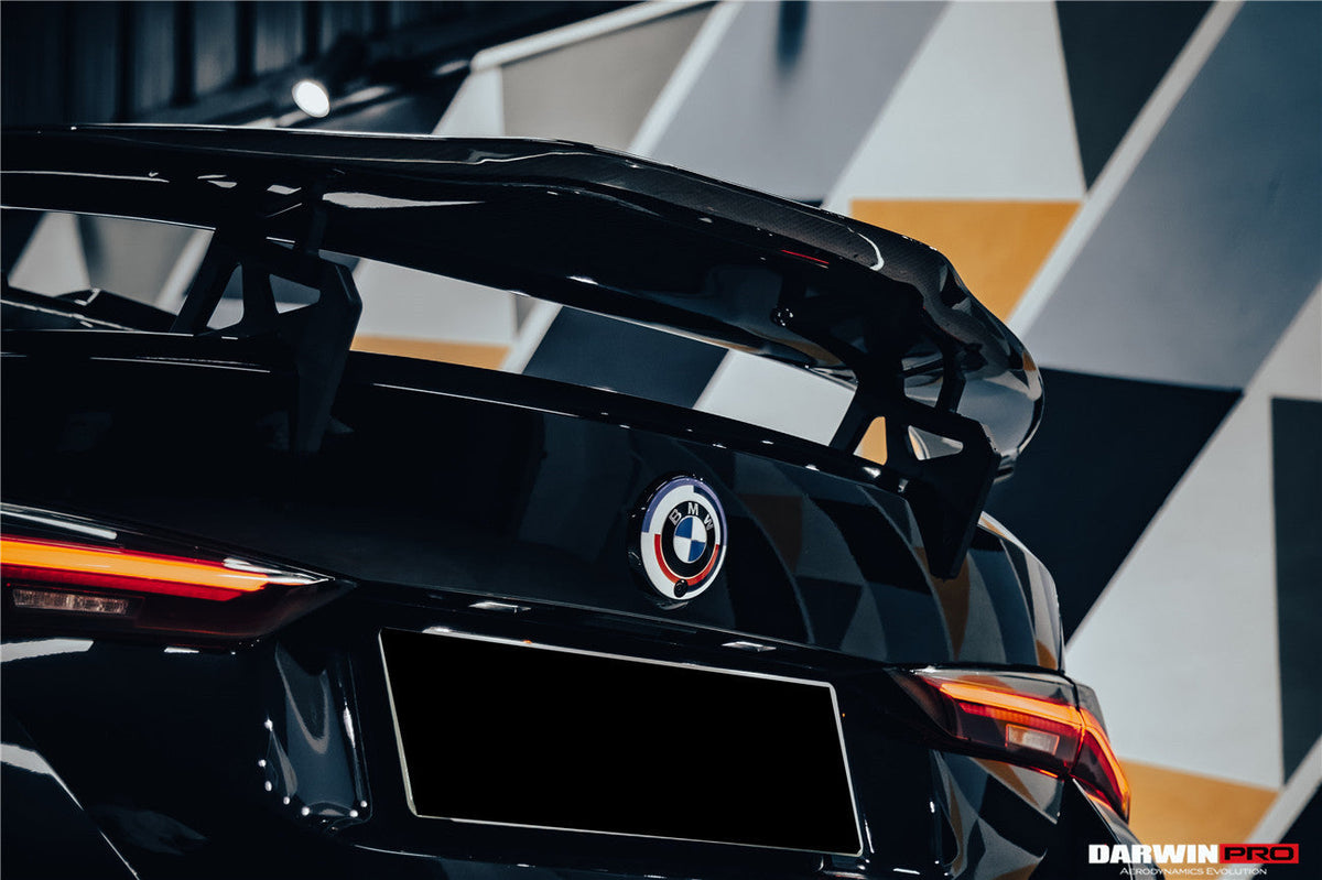 2021-2026 BMW i4 G26 Gran Coupe Autoclave Carbon Fiber GT Wing DarwinPRO (AM Style)