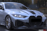 2021-2026 BMW i4 G26 Gran Coupe Autoclave Carbon Fiber Front Lip Splitter DarwinPRO (AM Style)