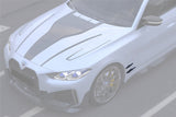 2021-2026 BMW i4 G26 Gran Coupe Autoclave Carbon Fiber Side Skirts Canards DarwinPRO (AM Style)