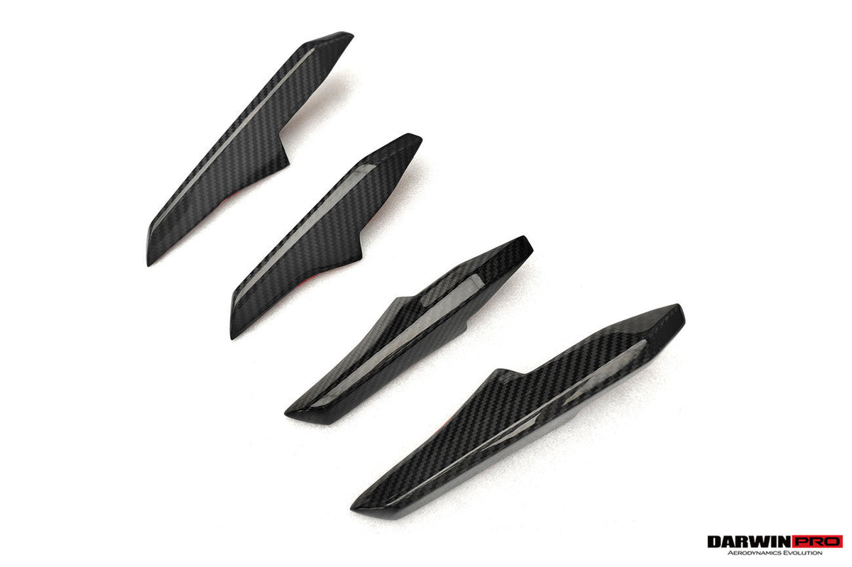 2021-2026 BMW i4 G26 Gran Coupe Autoclave Carbon Fiber Side Skirts Canards DarwinPRO (AM Style)
