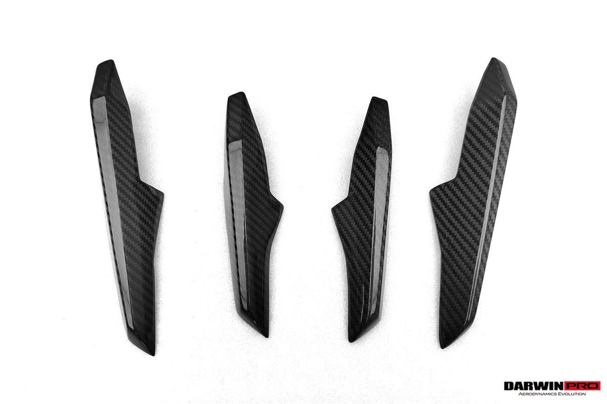 2021-2026 BMW i4 G26 Gran Coupe Autoclave Carbon Fiber Side Skirts Canards DarwinPRO (AM Style)